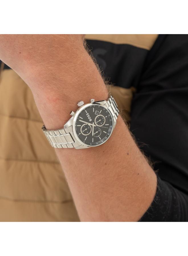 بوس ساعة كوارتز بسوار من الفولاذ المقاوم للصدأ - Image 5